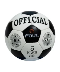 Balón Futbol Four Oficial KWB 32 Blanco/Negro N°5