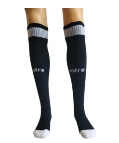 MEDIA FUTBOL LISA MITRE DELTA NEGRO/BLANCO N°39-43