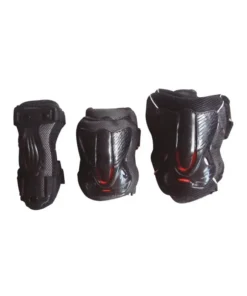 SET PROTECCIONES RIDER EVO NEGRO/ROJO