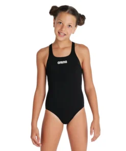 TRAJE DE BAÑO ARENA NIÑA SWIMSUIT SWIM PRO SOLID BLACK