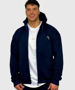 POLERON KONKO ZIP CLASSIC AZUL