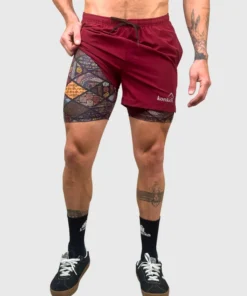 ECO SHORT KONKO 2 EN 1 GEOMETRIC