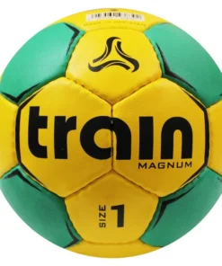 BALON HANDBALL TRAIN VERDE/AMARILLO