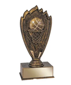 TROFEO RESINA MOD HP 02 BASQUETBOL 18 CM