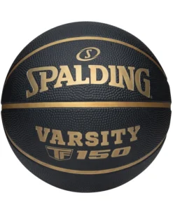 BALON BASQUETBOL SPALDING VARSITY TF150 NEGRO/DORADO N°7