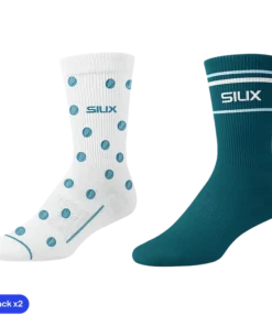 Calcetines Siux Silk 26 Blanco/Verde