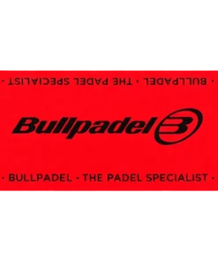 Toalla Bullpadel 150×90 Rojo 2026