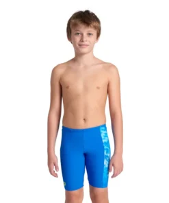 TRAJE DE BAÑO ARENA NIÑO JAMMER FEEL SPLASH POINT AZUL TALLA 6-7