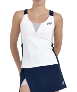 Camiseta Bullpadel Tirantes Porson Hueso Mujer 2026