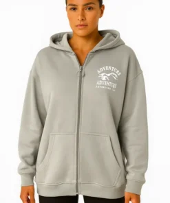 POLERÓN OVERSIZE MUJER ZIP ADVENTURE T/U