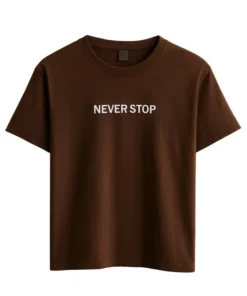POLERA OVERSIZE MUJER ALGODÓN NEVER STOP TALLA S