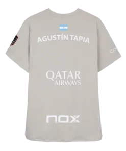 Camiseta NOX Sponsors AT10 Light Grey 2026 A. Tapia