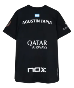 Camiseta NOX Sponsors AT10 Black 2026 A. Tapia