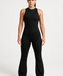 BODY DEPORTIVO ESSENTIAL FLARE LARGO MUJER CLASIC NEGRO T/U