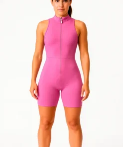 BODY DEPORTIVO CORTO MUJER HALF ZIP T/U