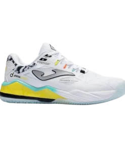 Zapatillas Joma Top Spin 2602OM Blanco/Amarillo 2026