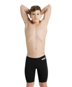 SHORT BAÑO NIÑO ARENA TEAM SWIM JAMMER SOLID NEGRO