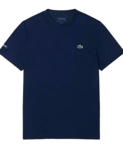 Camiseta Lacoste Novak Djokovic Regular fit Azul Marino 2026
