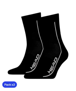 Calcetines Head Performance Short Crew Negro (Pack x2)