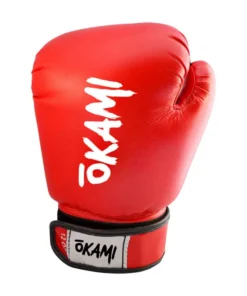 GUANTE BOX OKAMI PROF ROJO BLANCO 12 OZ