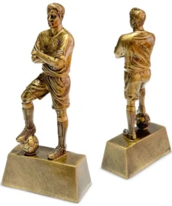 TROFEO RESINA FUTBOLISTA S3344 ORO 22 CM