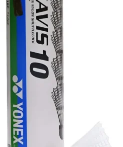 PLUMILLA BADMINTON YONEX M-10 BLANCA- SLOW AZUL