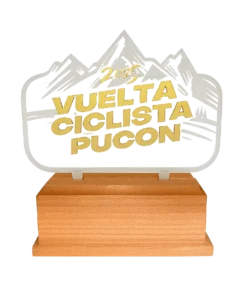 TROFEO ACRILICO PERSONALIZADO BASE DE RAULI DONGAB 25X187CM