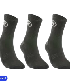 Calcetines Bullpadel BP262 Negro 2026 (Pack x3)
