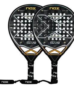 Pack dúo Nox AT10 Genius 18k Negro/Oro (Exclusivas PadelPROShop)