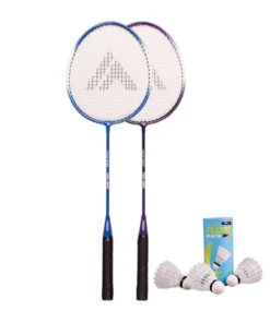 SET DE BADMINTON FLOTT 2 RAQUETAS + 3 PLUMILLAS + BOLSO
