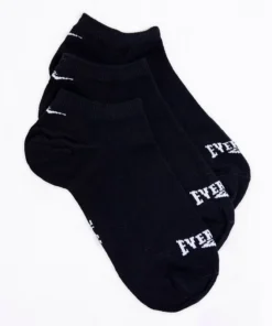 CALCETINES TRI PACK EVERLAST SNEAKER NEGRO