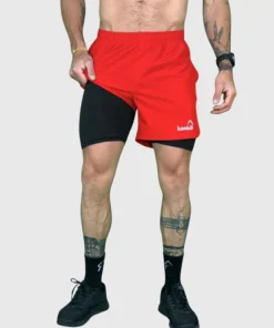 ECO SHORT 2 EN 1 HIPERFLEX RED