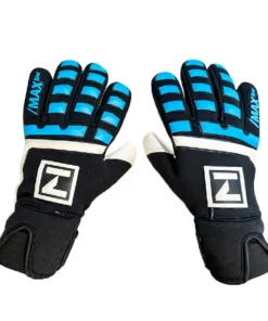 GUANTE DE ARQUERO MAX MIZAN MZG40 AZUL BLANCO