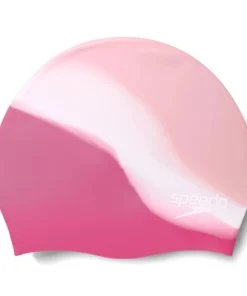 GORRO NATACION SPEEDO SILICONA MULTICOLOR CAP JUNIOR ROSADO