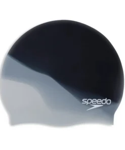 GORRO NATACION SPEEDO SILICONA MULTICOLOR CAP NEGRO/GRIS