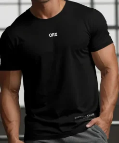 POLERA ORX HOMBRE BASIC NEGRA