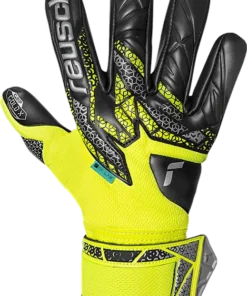 GUANTE ARQUERO REUSCH ATTRAKT GOLD EVOLUTION SR GK25 NEGRO/AMARILLO FLUOR