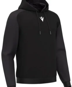 POLERON MACRON HORN HOODY NEGRO/GRIS OSCURO