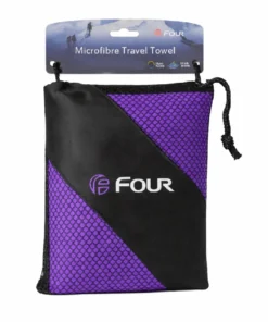 TOALLA MICROFIBRA FOUR SUEDE 60×120 CM MORADO