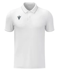 POLERA POLO MACRON DRACO HERO UNISEX BLANCO/GRIS