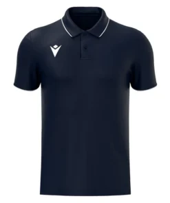 POLERA POLO MACRON DRACO HERO UNISEX AZUL M /BLANCO