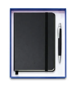 SET REGALO LIBRETA + BOLÍGRAFO MOD 30 NEGRO