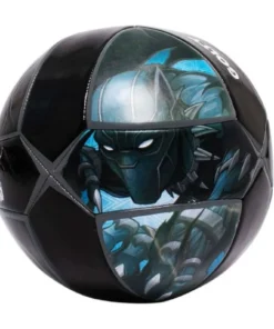 Balón Fútbol Golty Pantera Negra Cosido A Máquina N4