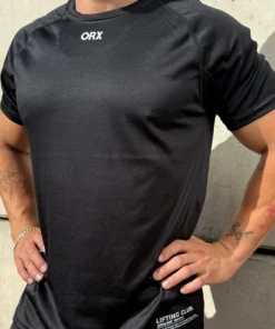 POLERA ORX DRYFIT HOMBRE NEGRA