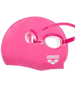 LENTES + GORRA DE NATACIÓN ARENA POOL SET JR FUCHSIA CLEAR