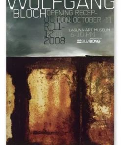 WOLFGANG BLOCH – Cartel – Exposición Museo de Arte Laguna