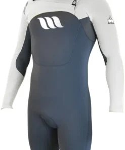 WEST – Traje de surf – Edge Spring Suit manga larga cremallera frontal de 2/2 mm – Grafito