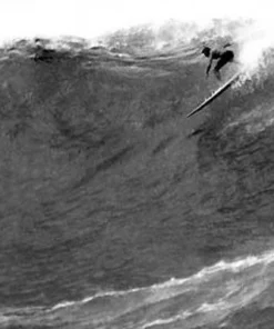 Fotografía de surf vintage JOHN SEVERSON ‘Van Dyke en Waimea 1959’