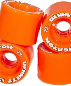 4 ruedas skate BENNETT Alligator Naranja 62mm 79A
