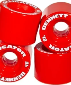 4 ruedas skate BENNETT Alligator Red 62mm 81A